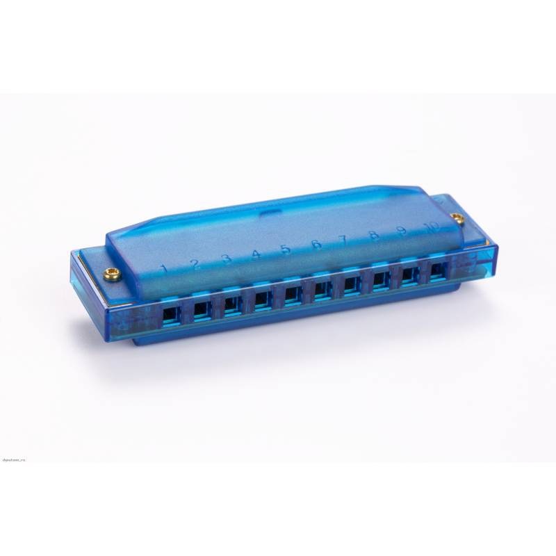 Hohner M1110B Translucent Blue Harp (Do Majör) Mavi Mızıka