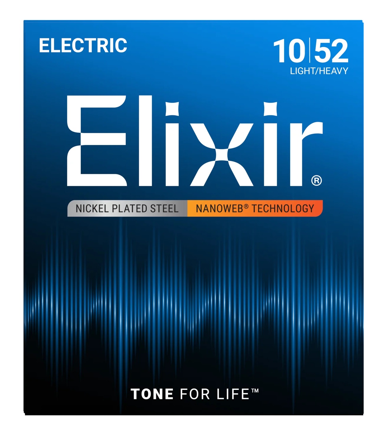 Elixir 12077 Nanoweb Light Heavy Elektro Gitar Teli (10-52)