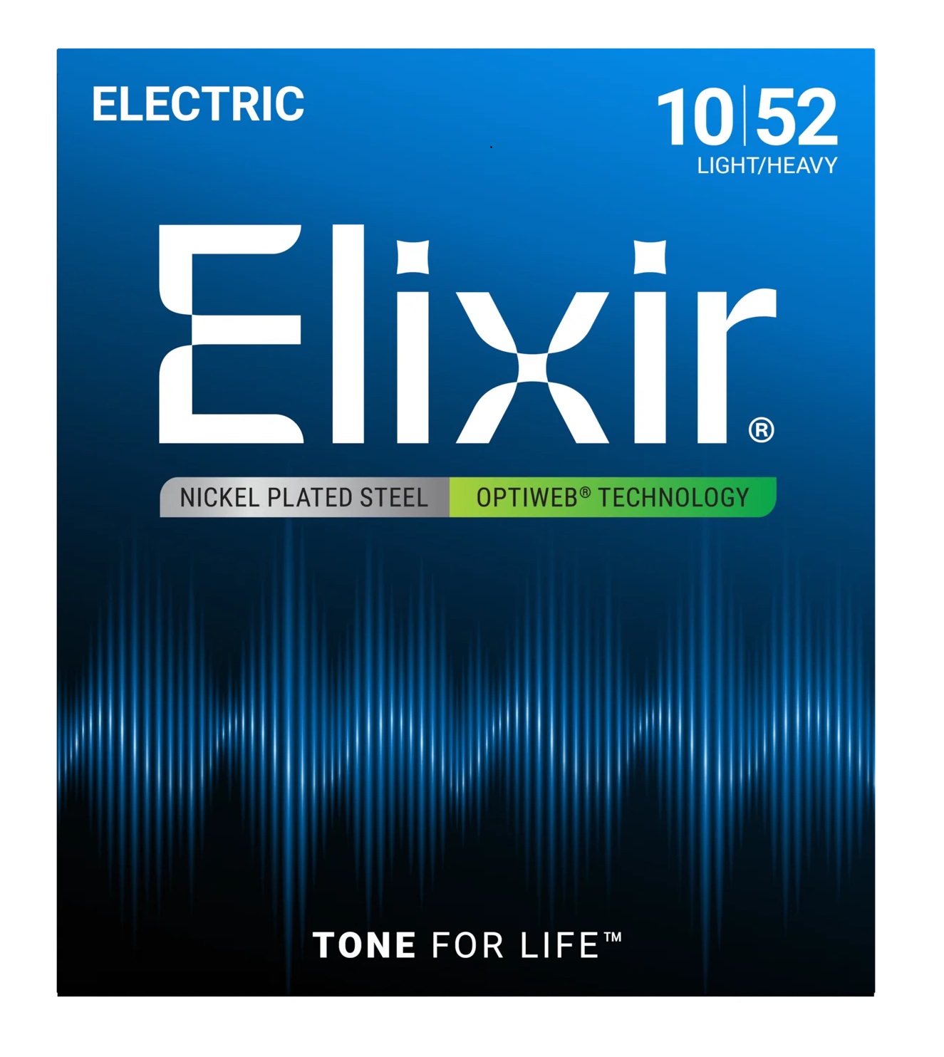 Elixir 19077 Optiweb Light Heavy Elektro Gitar Teli (10-52)