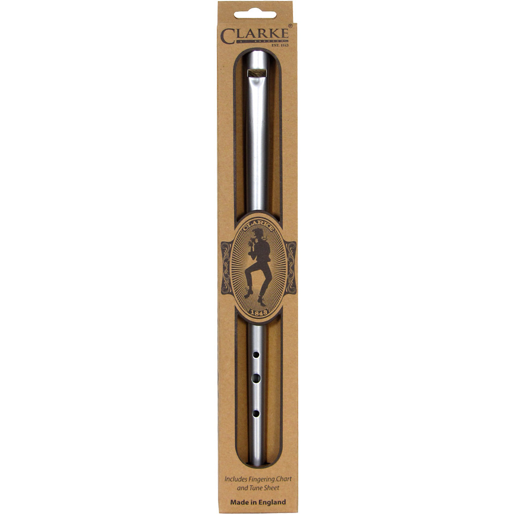 Clarke Original Gümüş İrlanda Flütü - Tinwhistle C