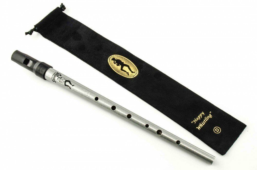 Clarke Sweetone Gümüş Gri, Kılıflı İrlanda Flütü - Tinwhistle D
