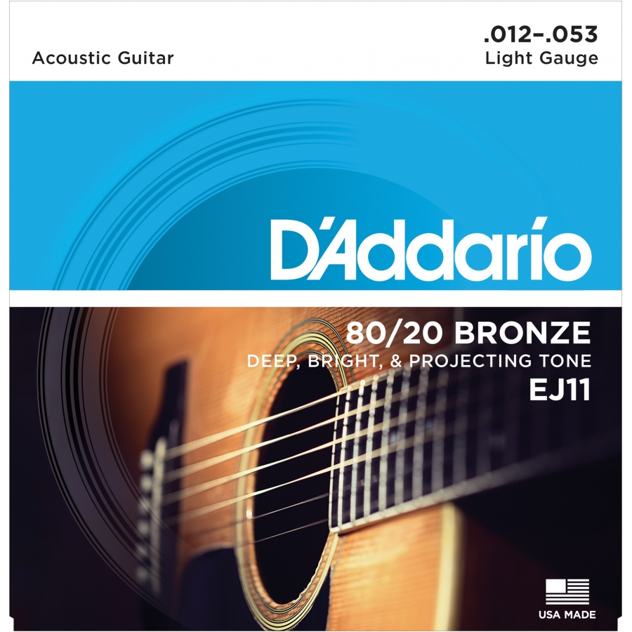 Daddario EJ11 Akustik Gitar Teli 12-53