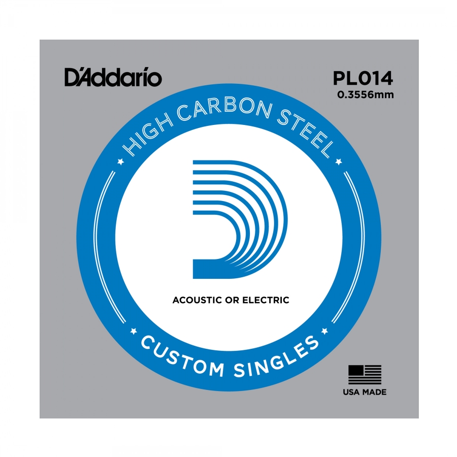 Daddario ELEKTRO VE AKUSTİK TEK TEL, B-(Sİ), HIGH CARBON ST