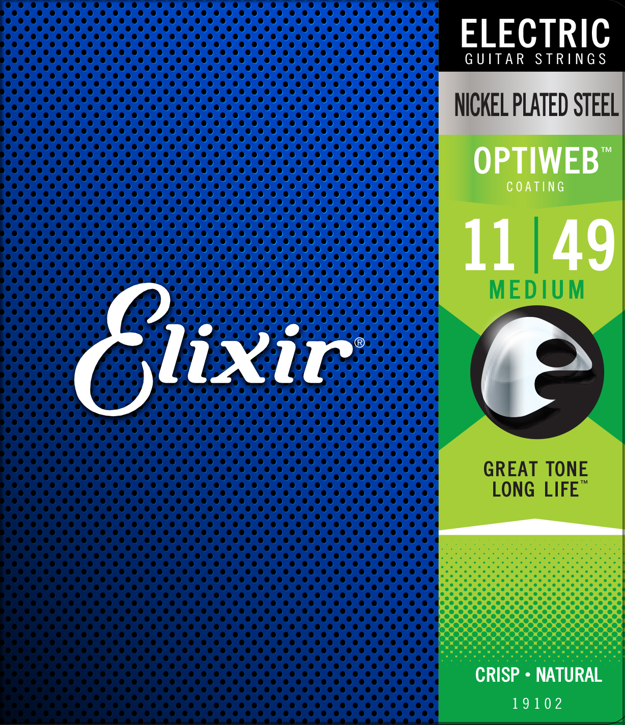 Elixir 19102 Elektro Gitar Tel Seti