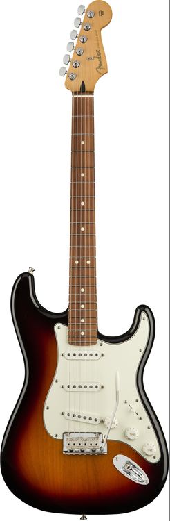 Fender Player Stratocaster Pau Ferro Klavye 3 Tone Sunburst Elektro Gitar - Meksika