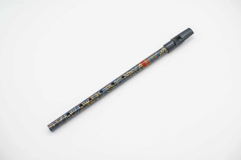 Generation D (Re) Boho Whistle Desenli, Mavi İrlanda Flütü
