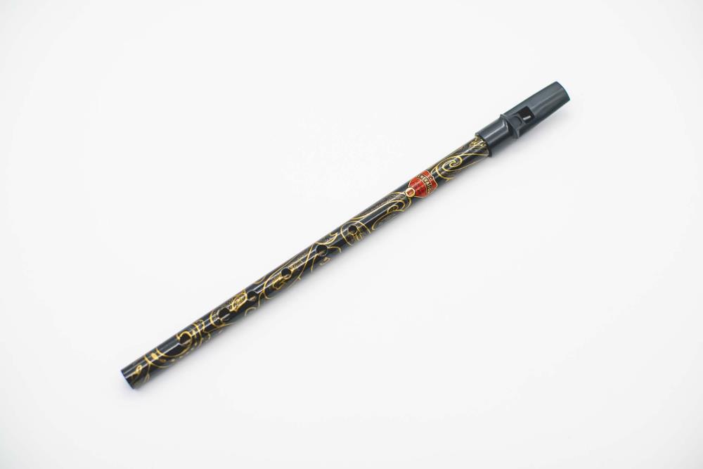 Generation D (Re) Boho Whistle Desenli, Siyah İrlanda Flütü