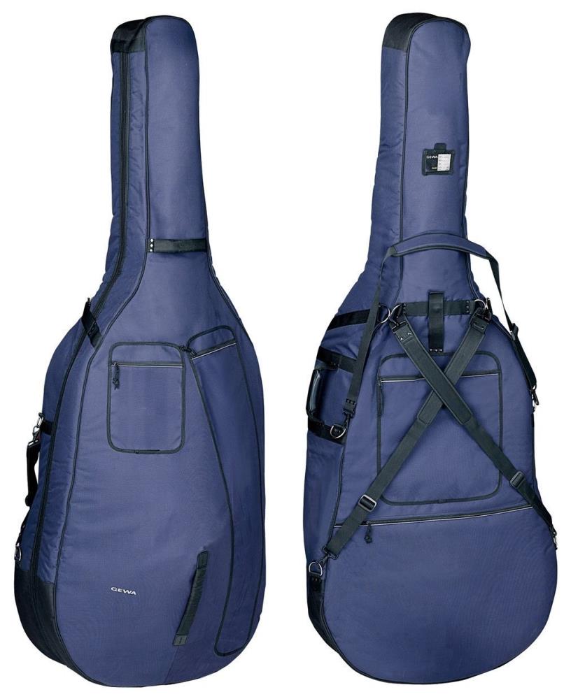 Gewa Premium 3-4 Lacivert Kontrbas Çanta