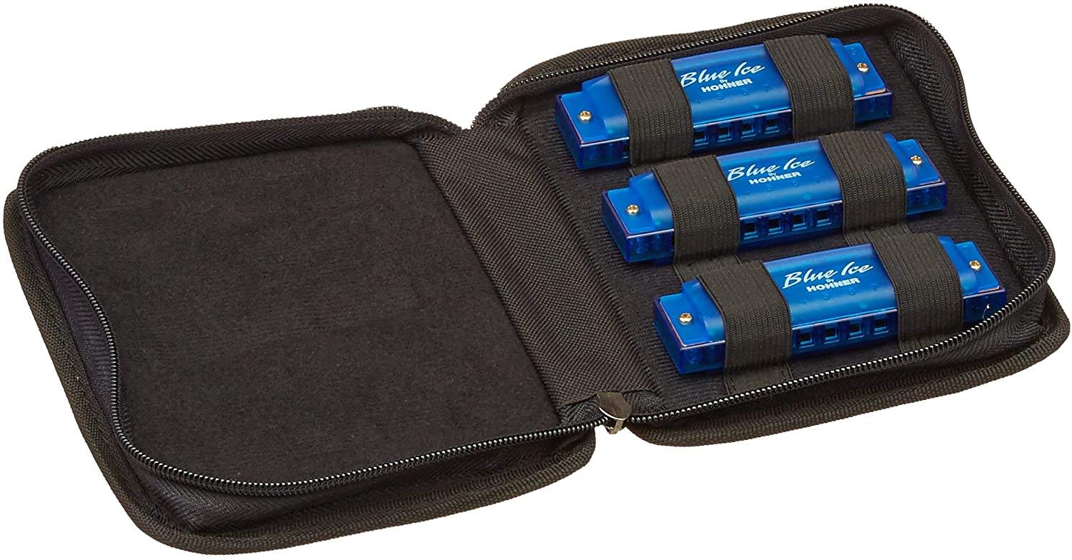 Hohner Blue Ice Mızıka Seti 3 lü Set C-D-G