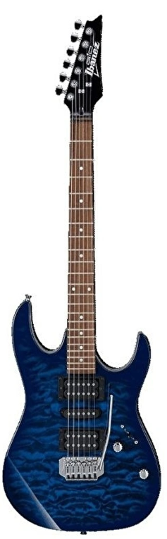 Ibanez GRX70QA-TBB Transparent Blue Burst Elektro Gitar