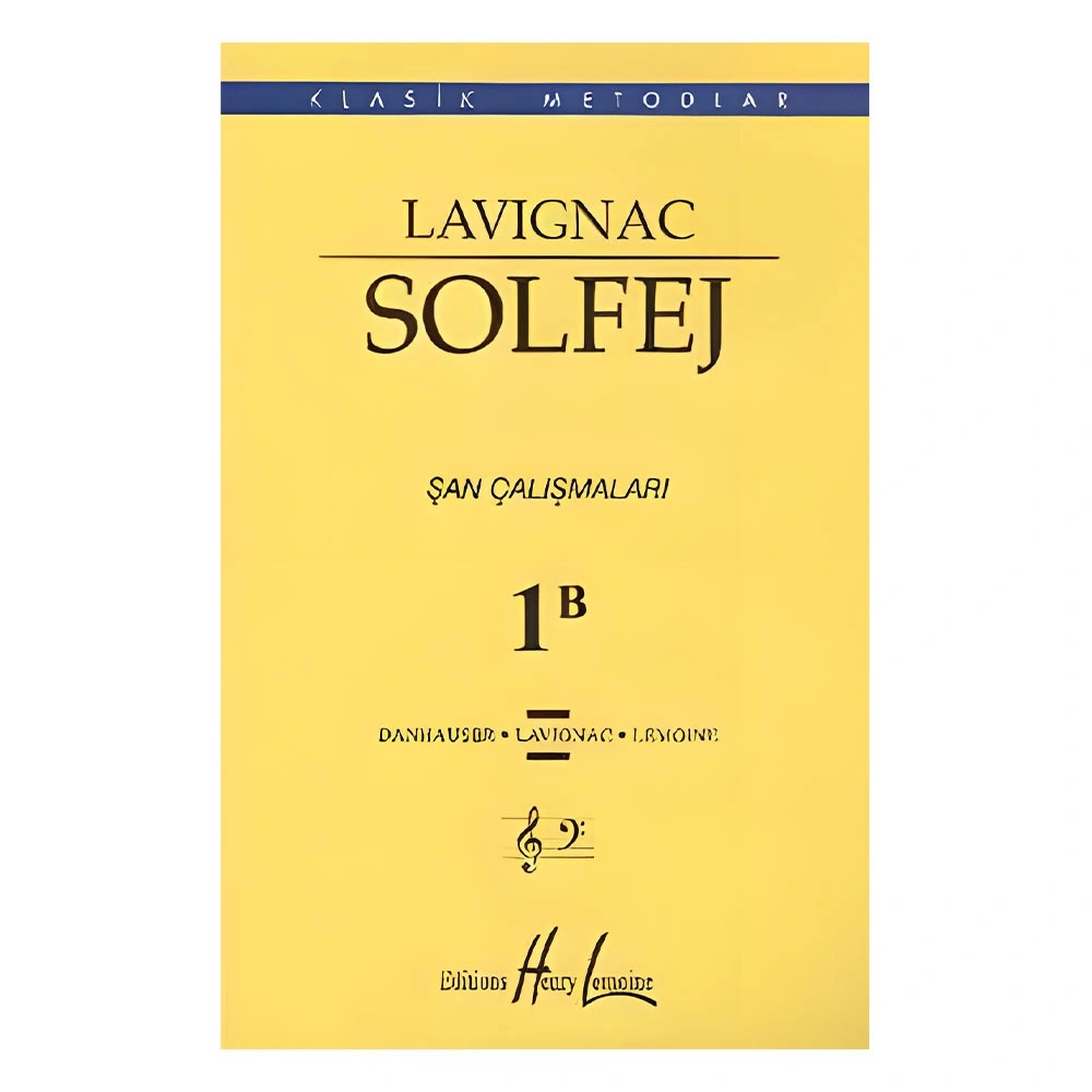 Lavignac 1B Solfej Kitabı