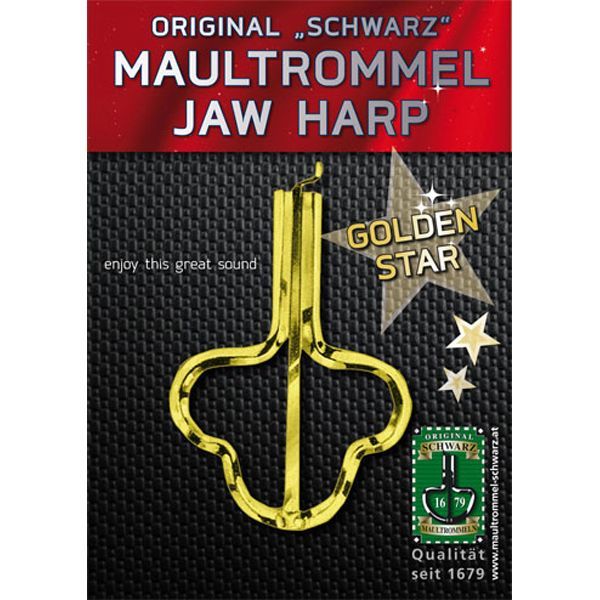 Musik Schwarz Golden Star Jaw Harp