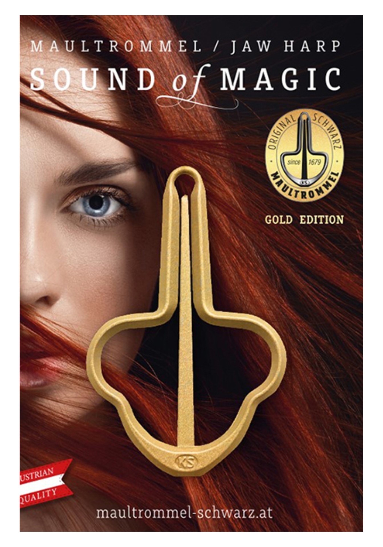 Musik Schwarz Joy Gold Edition Ağız Kopuzu Jaw Harp No:15 93mm