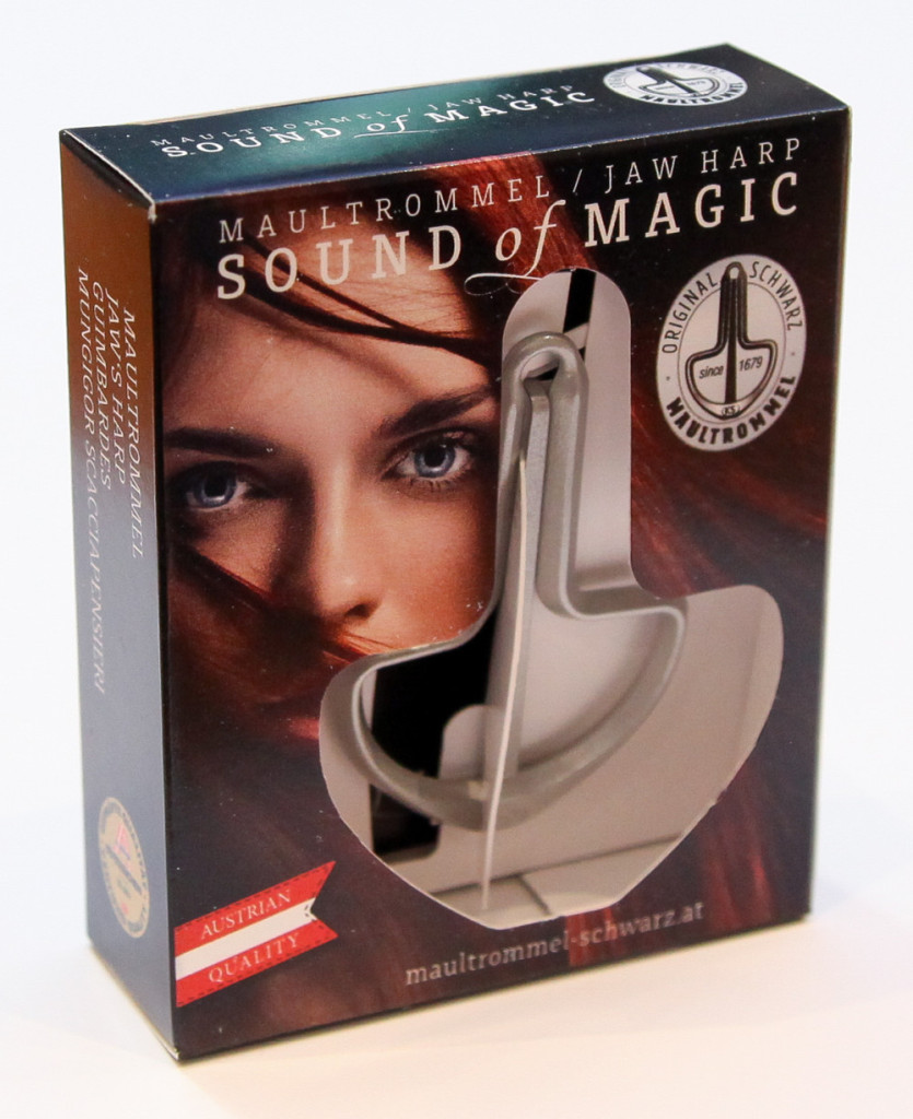 Schwarz Joy Gümüş Renk Ağız Kopuzu Maultrommel Jaw Harp No:8 74mm