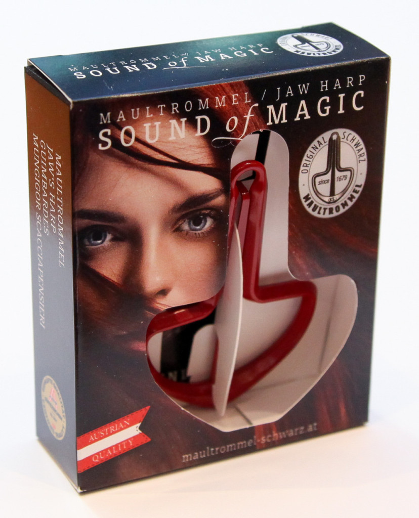 Musik Schwarz Joy Kırmızı Renk Ağız Kopuzu Jaw Harp No:12 85mm