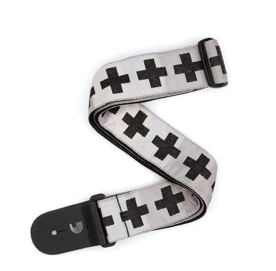 Planetwaves T20W1509 Gitar Askısı, Dokuma, Checkered Crosses