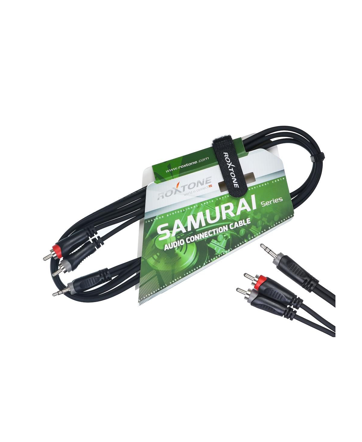 ROXTONE - SAMURAI 3.5mm ST 2 RCA Erkek 3 Metre Ses Kablosu RX K-12903