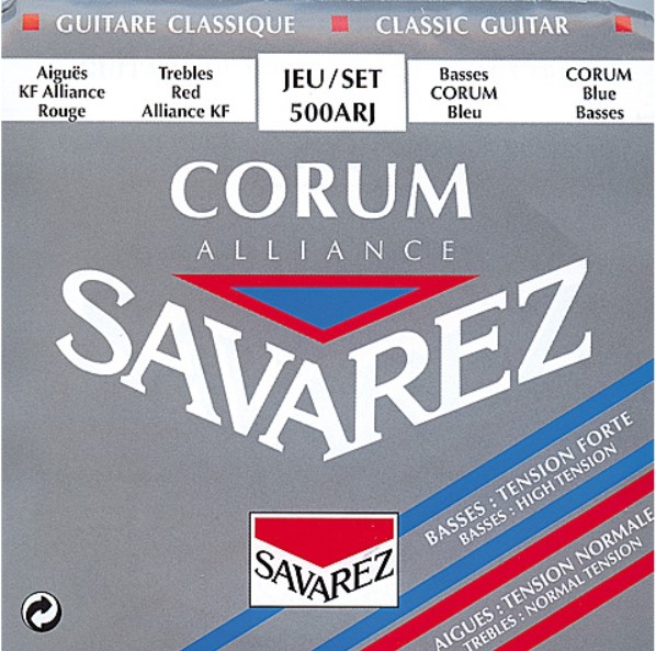 Savarez 500ARJ Alliance Hard Tension Classic Rouge Blue Klasik Gitar Teli