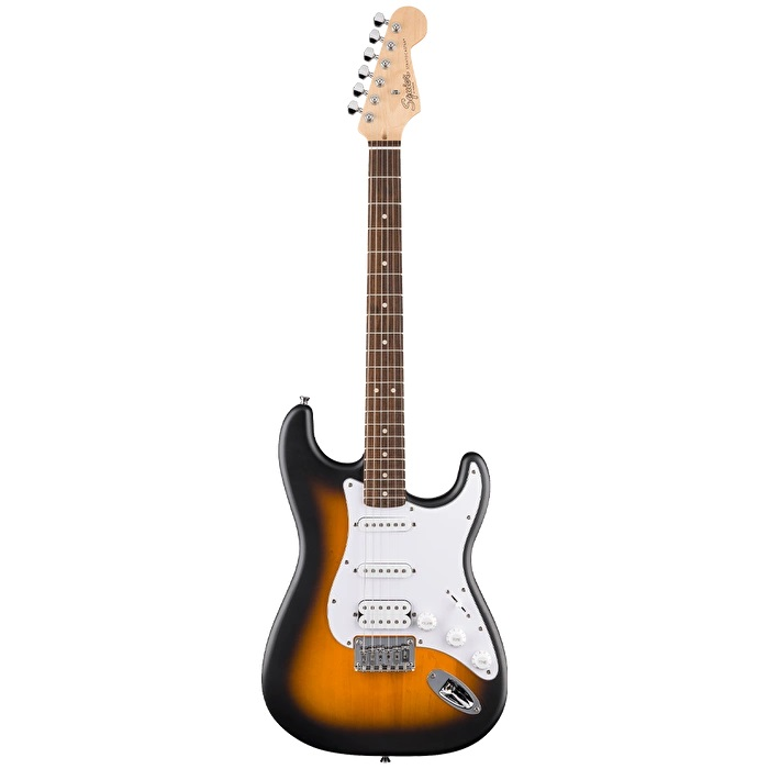 Squier Debut Stratocaster HSS Sabit Köprü Laurel Klavye 2 Ton Sunburst Elektro Gitar