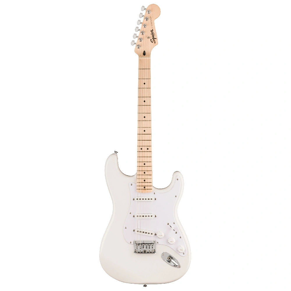 Squier Sonic Stratocaster Hard Tail Akçaağaç Klavye Arctic White Elektro Gitar