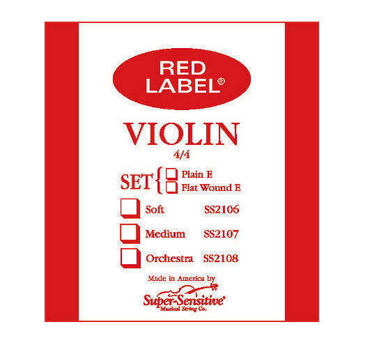 Super Sensitive Red Label A 3/4 Keman Tek Tel 1SS2105-A