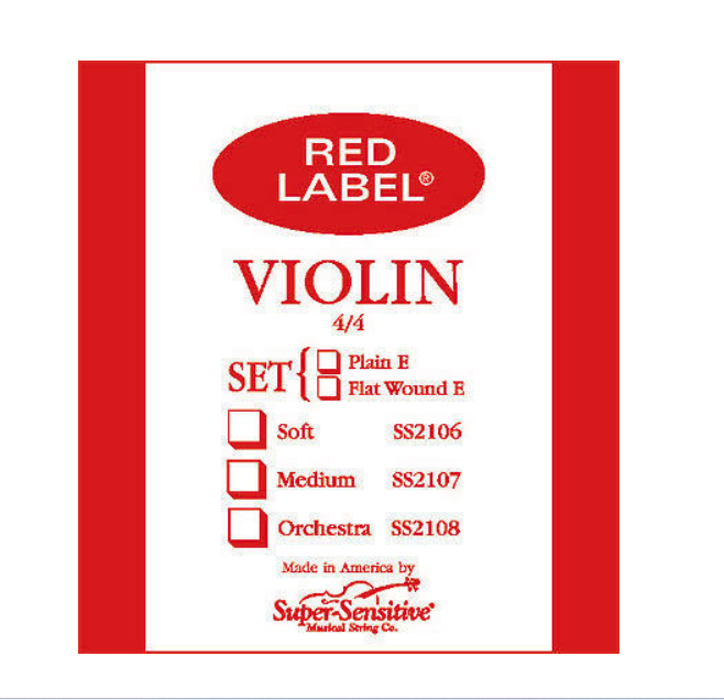 Super Sensitive Red Label D Keman Tek Tel 1SS2107-D