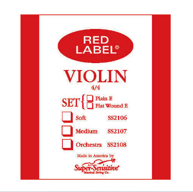 Super Sensitive Red Label G 1/2 Keman Tek Tel 1SS2104-G