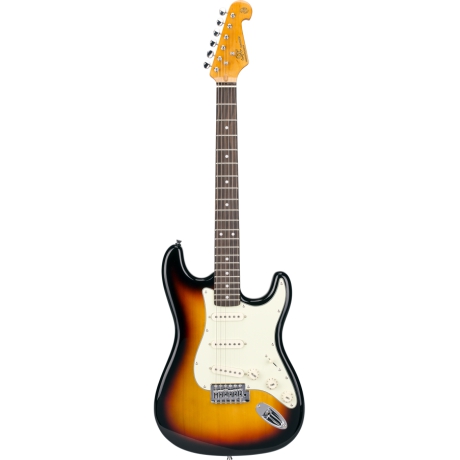 SX Stratocaster Sunburst Elektro Gitar