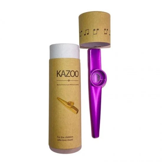 Toga Kutulu Metal Kazoo Pembe