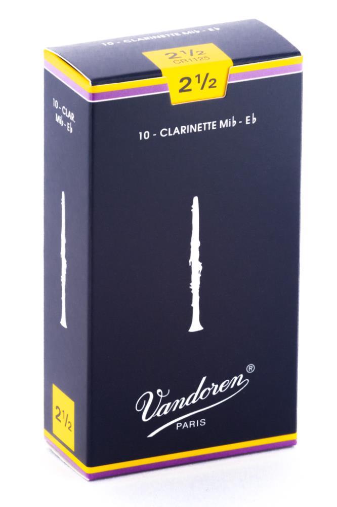 Vandoren Klarnet Kamış Traditional no. 2,5 Eb Kutu