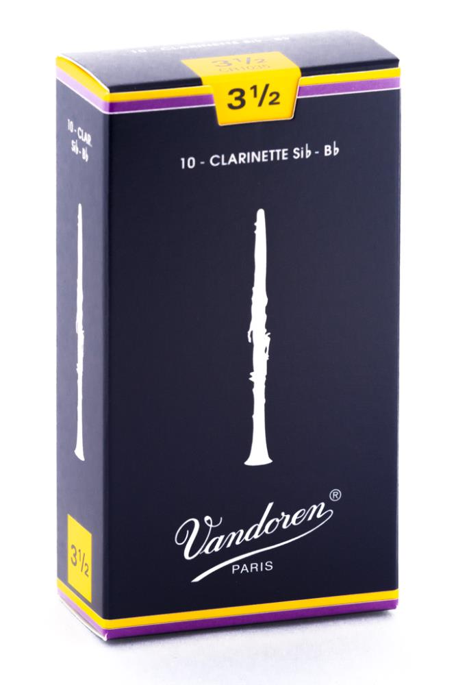 Vandoren Klarnet Kamış Traditional no.3,5 Bb Kutu