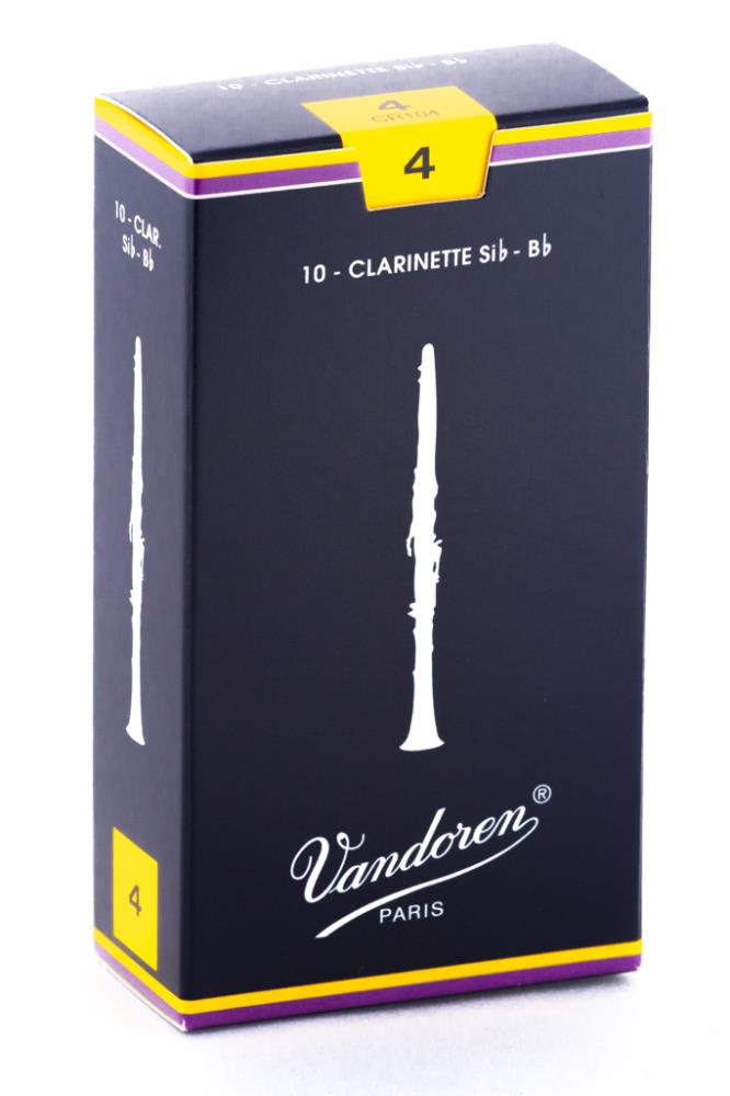 Vandoren Klarnet Kamış Traditional no. 4 Bb Kutu