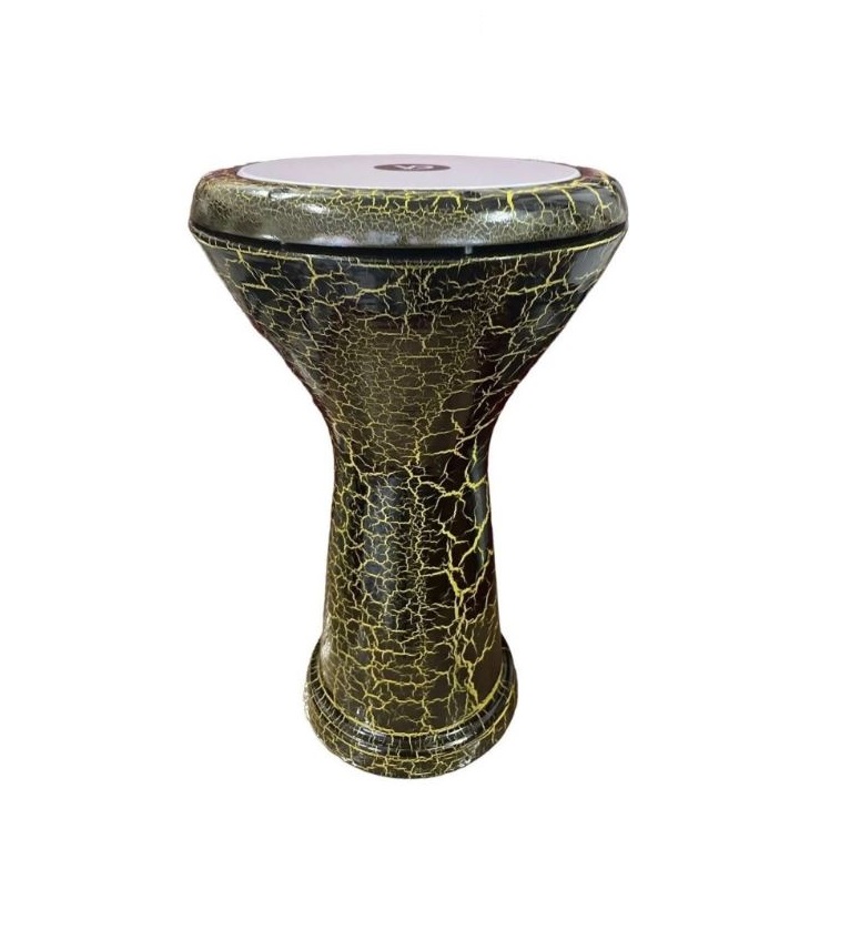Vatan Döküm Darbuka Sarı Çatlak Desenli
