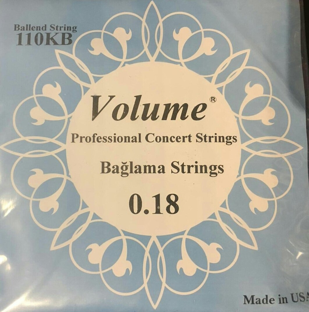 Volume Kısa Sap Boncuklu Bağlama Teli 0.18