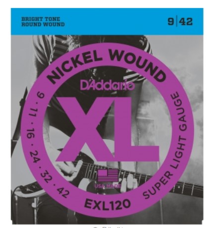 Daddario EXL120 Elektro Gitar Tel Seti