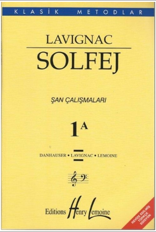 Lavignac 1A Solfej Kitabı